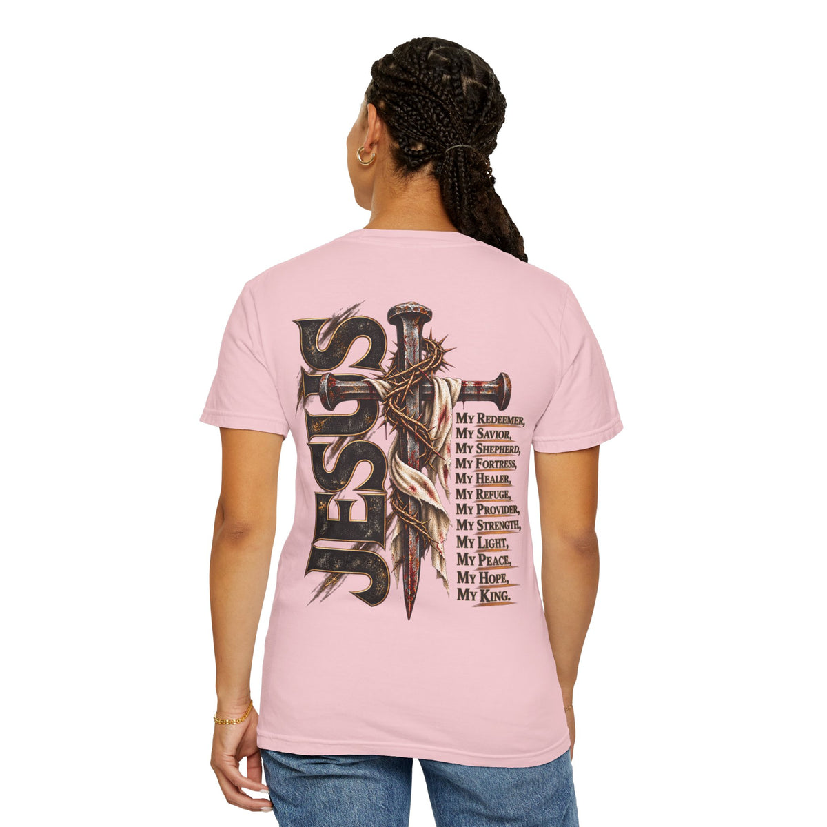 Jesus Cross Design T-shirt | Religious Faith