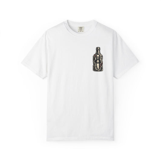 F*ck Alcohol graphic T-Shirt | Broken Bottle illustration