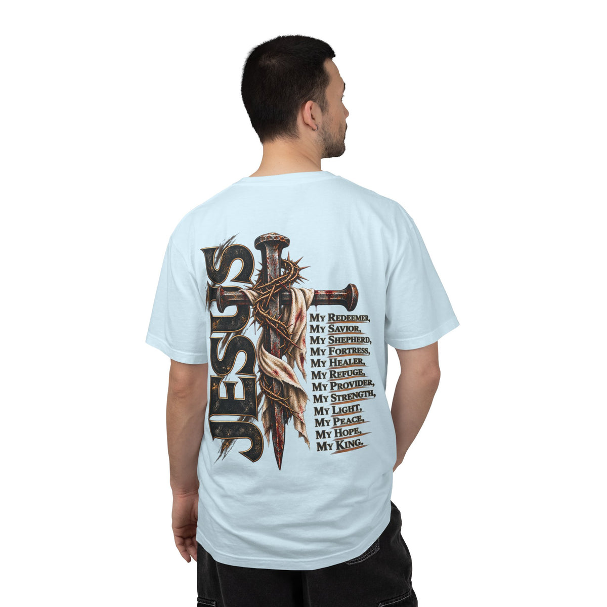Jesus Cross Design T-shirt | Religious Faith
