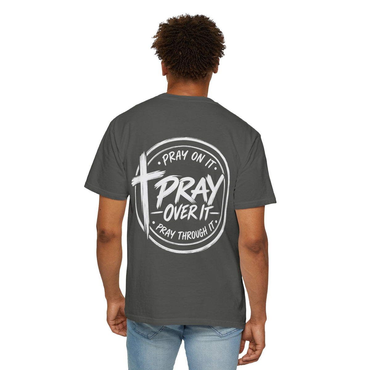 Pray Over It T-shirt | Christian Cross Typography