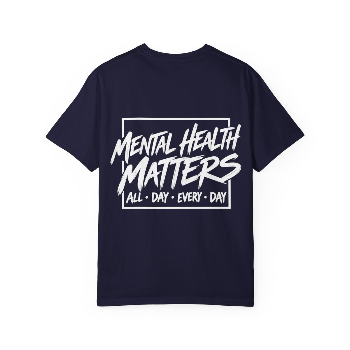 Mental Health Matters T-shirt | Brain Illustration, All Day Every Day