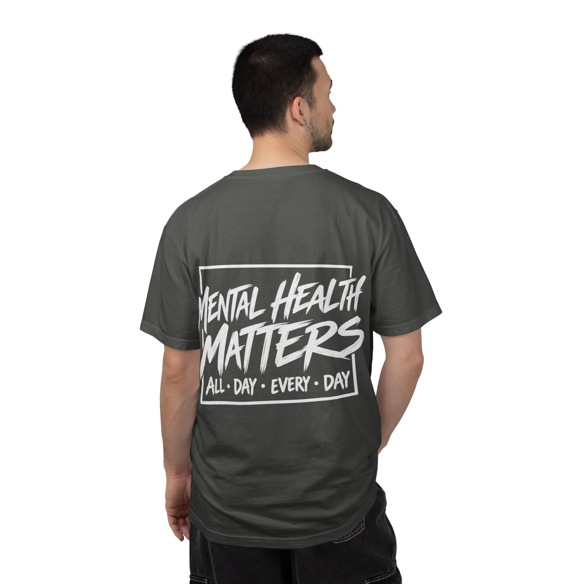 Mental Health Matters T-shirt | Brain Illustration, All Day Every Day