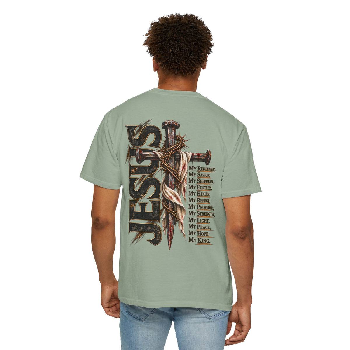 Jesus Cross Design T-shirt | Religious Faith