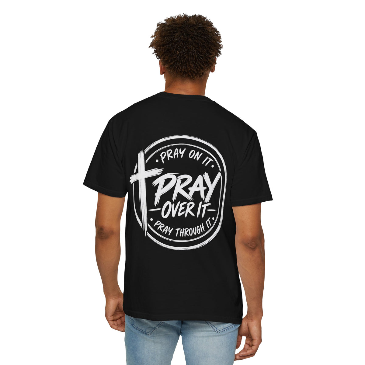 Pray Over It T-shirt | Christian Cross Typography