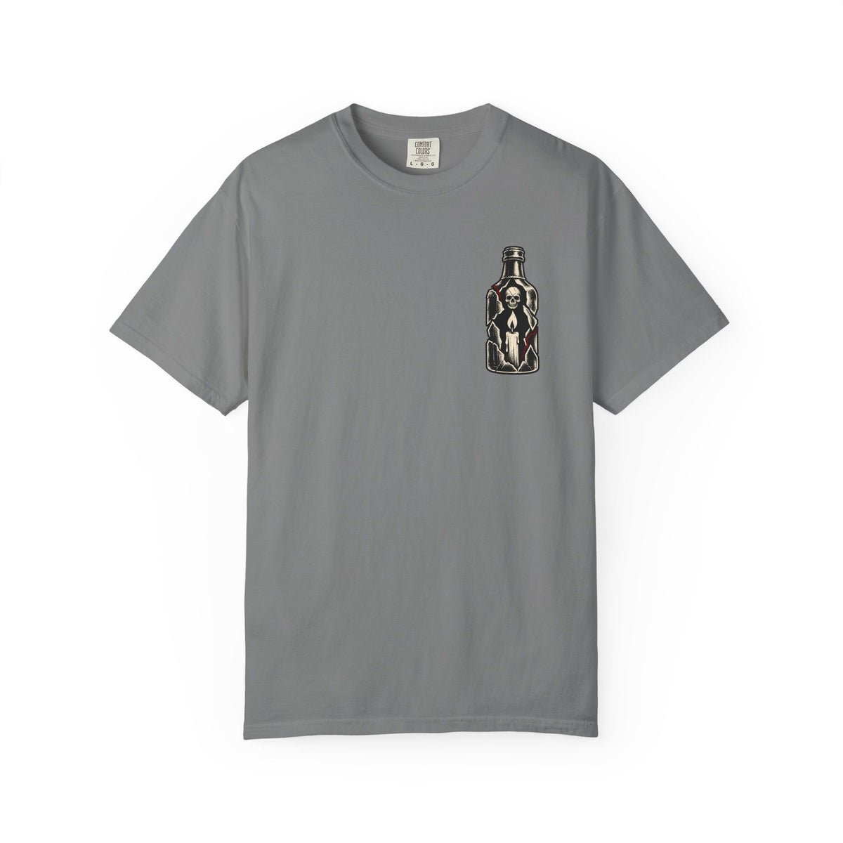 F*ck Alcohol graphic T-Shirt | Broken Bottle illustration