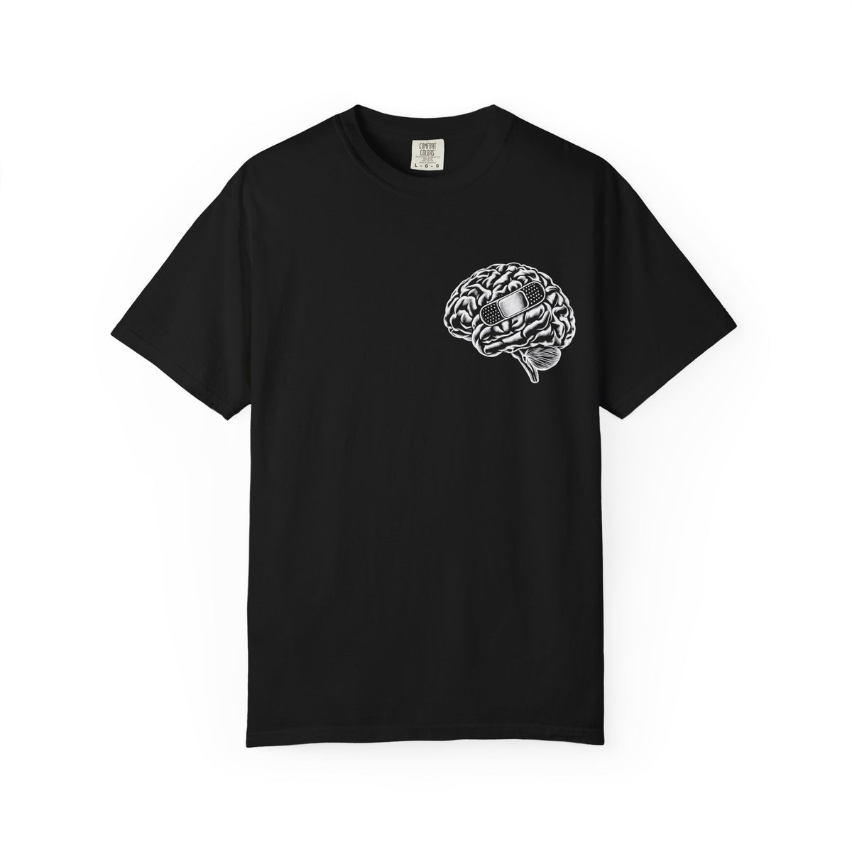 Mental Health Matters T-shirt | Brain Illustration, All Day Every Day