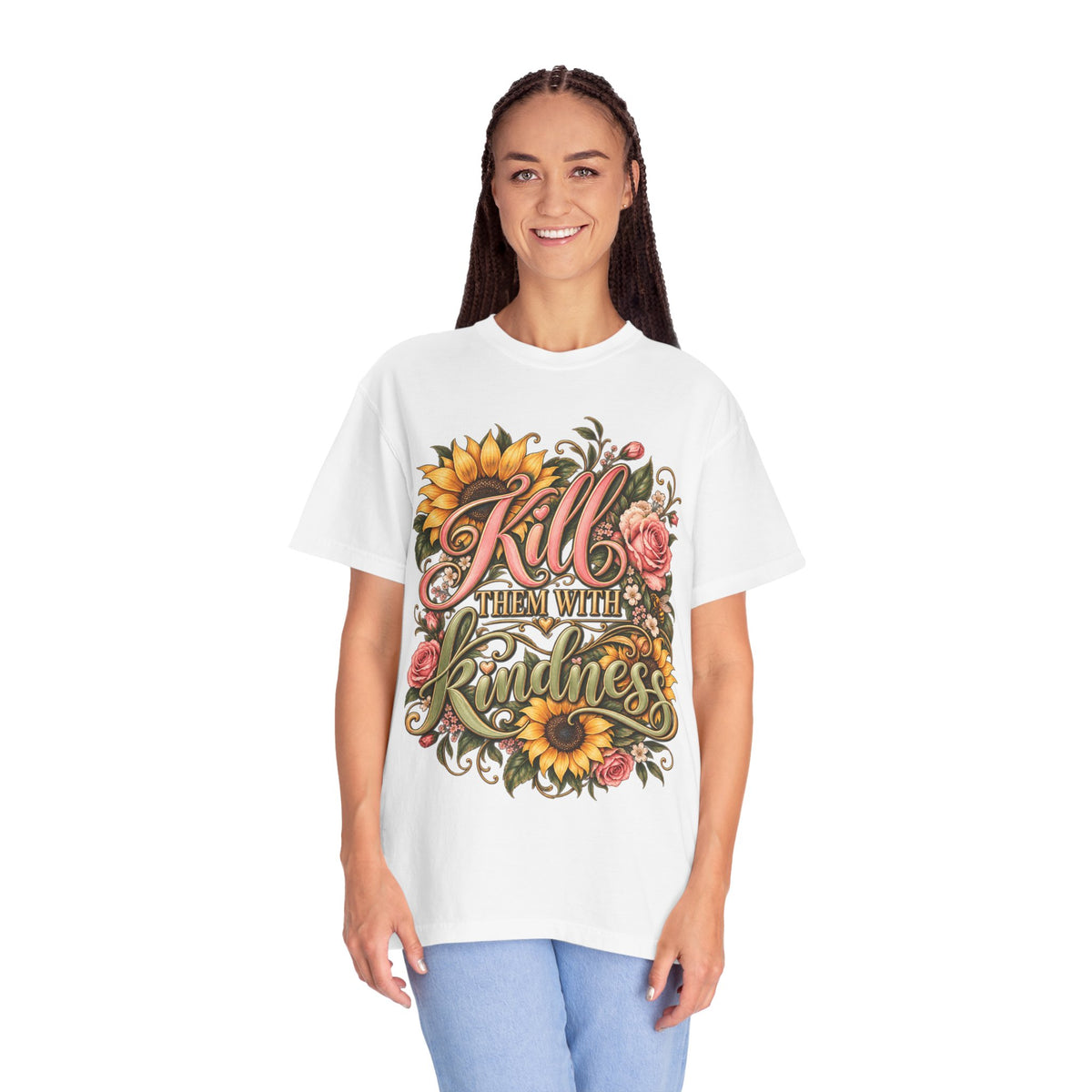 Kill Them With Kindness Floral T-Shirt