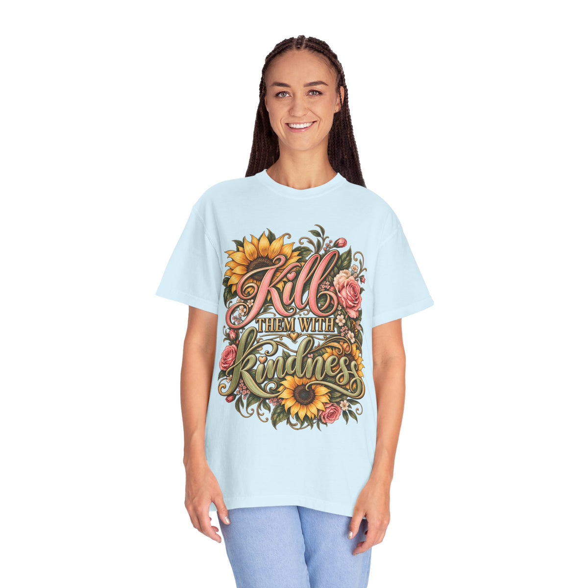 Kill Them With Kindness Floral T-Shirt