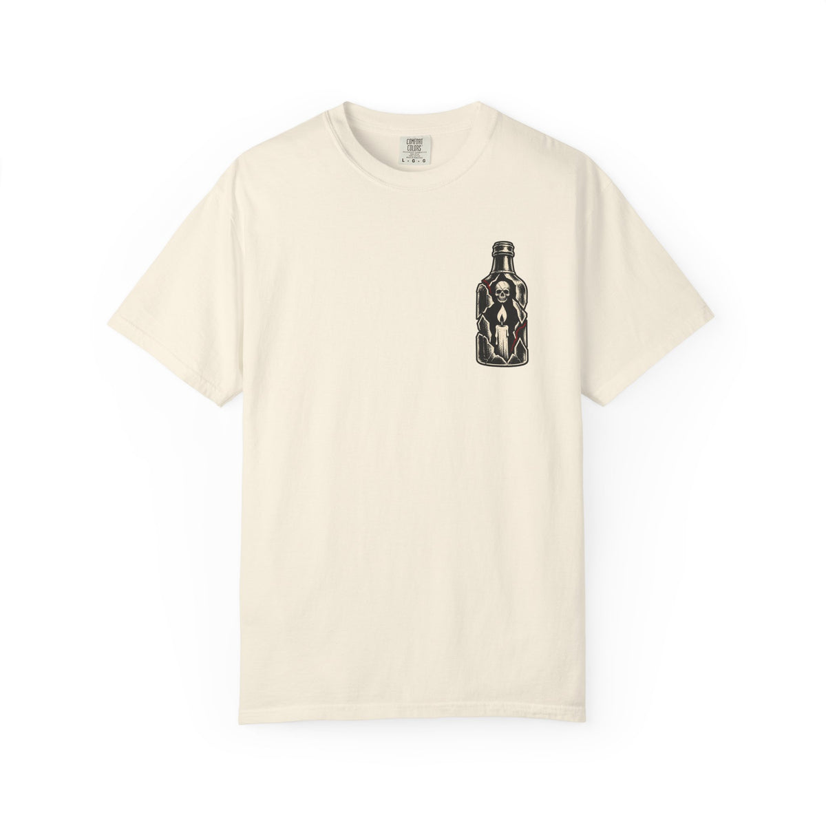F*ck Alcohol graphic T-Shirt | Broken Bottle illustration