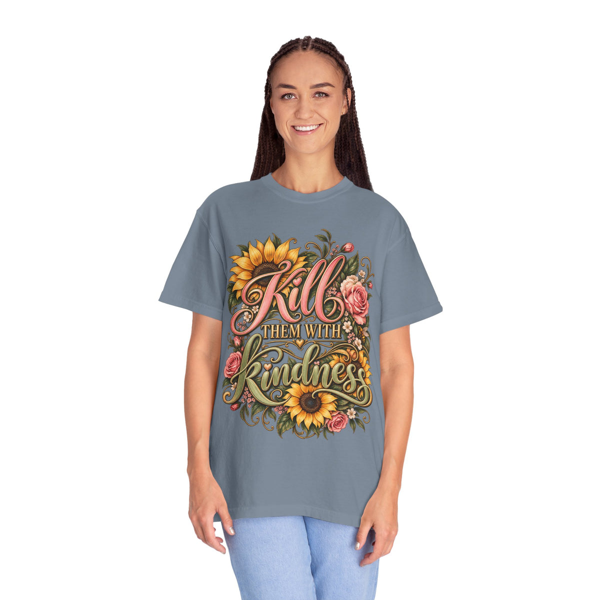 Kill Them With Kindness Floral T-Shirt