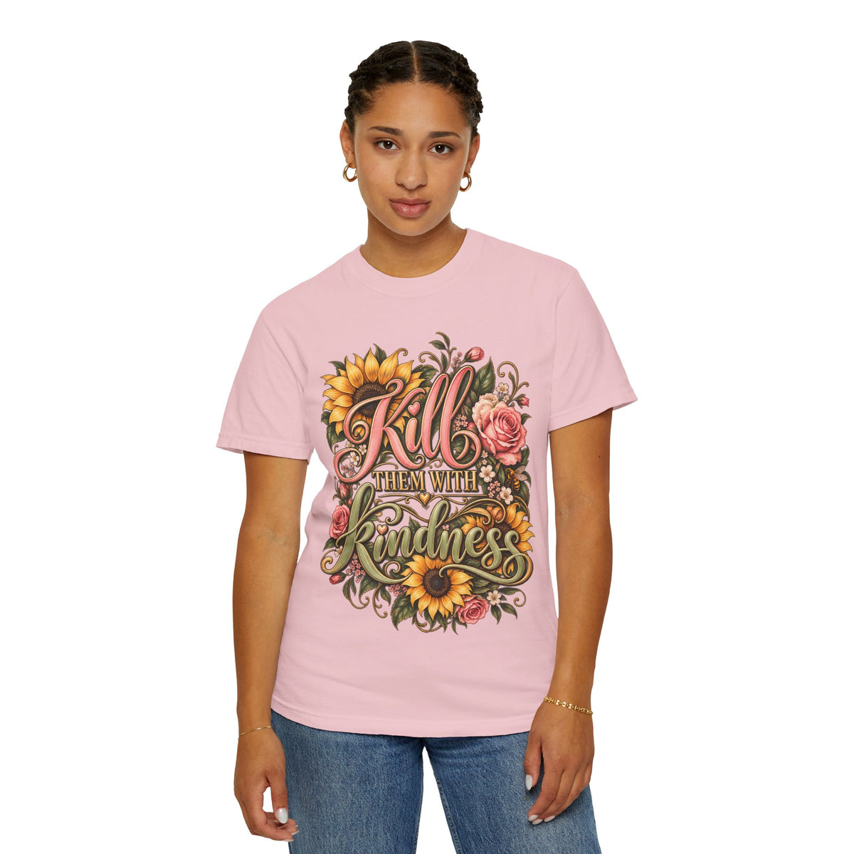 Kill Them With Kindness Floral T-Shirt