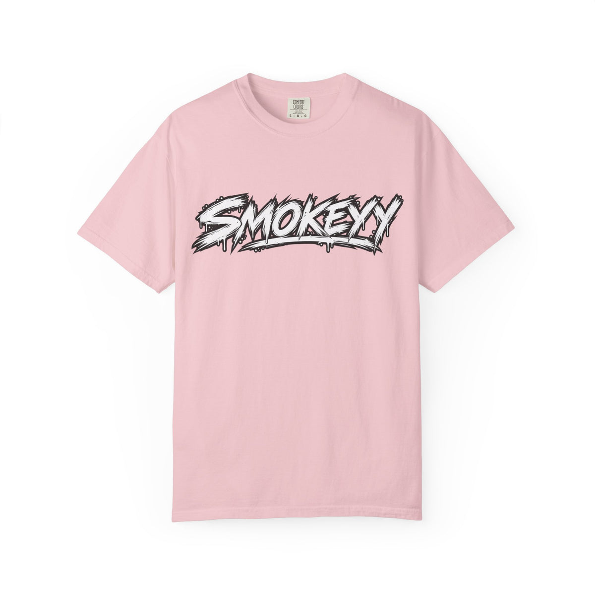 Graphic T-Shirt — "Smokeyy" with Back Text: "I Buried My Silence, My Voice Lined to Tell the Story" Inspiring Graphic