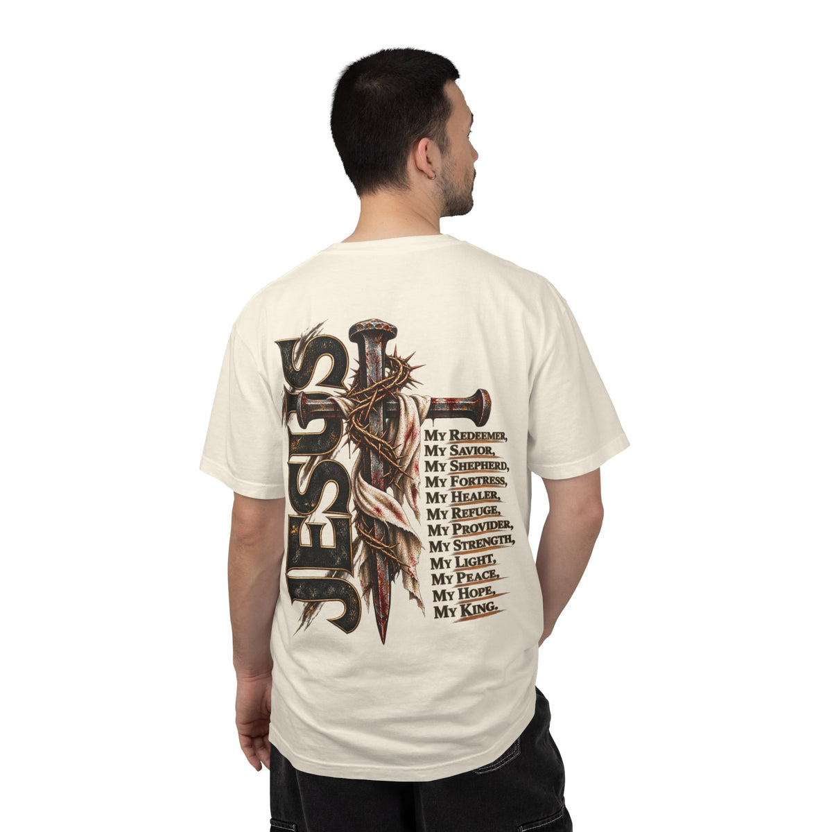 Jesus Cross Design T-shirt | Religious Faith