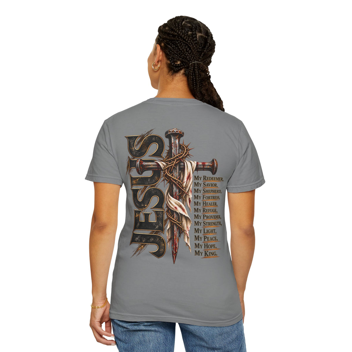Jesus Cross Design T-shirt | Religious Faith