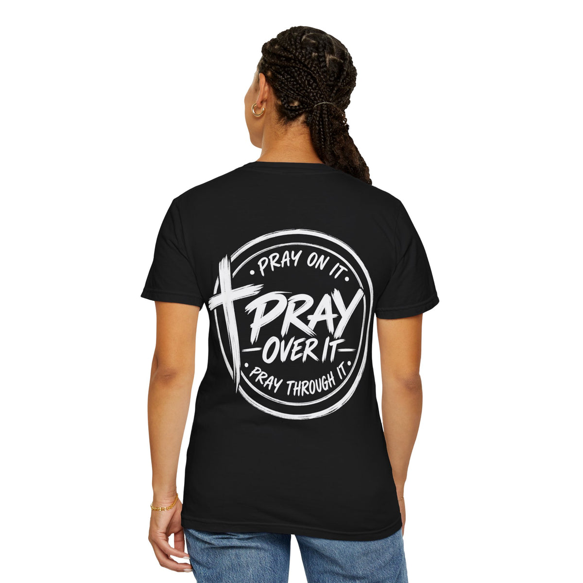 Pray Over It T-shirt | Christian Cross Typography