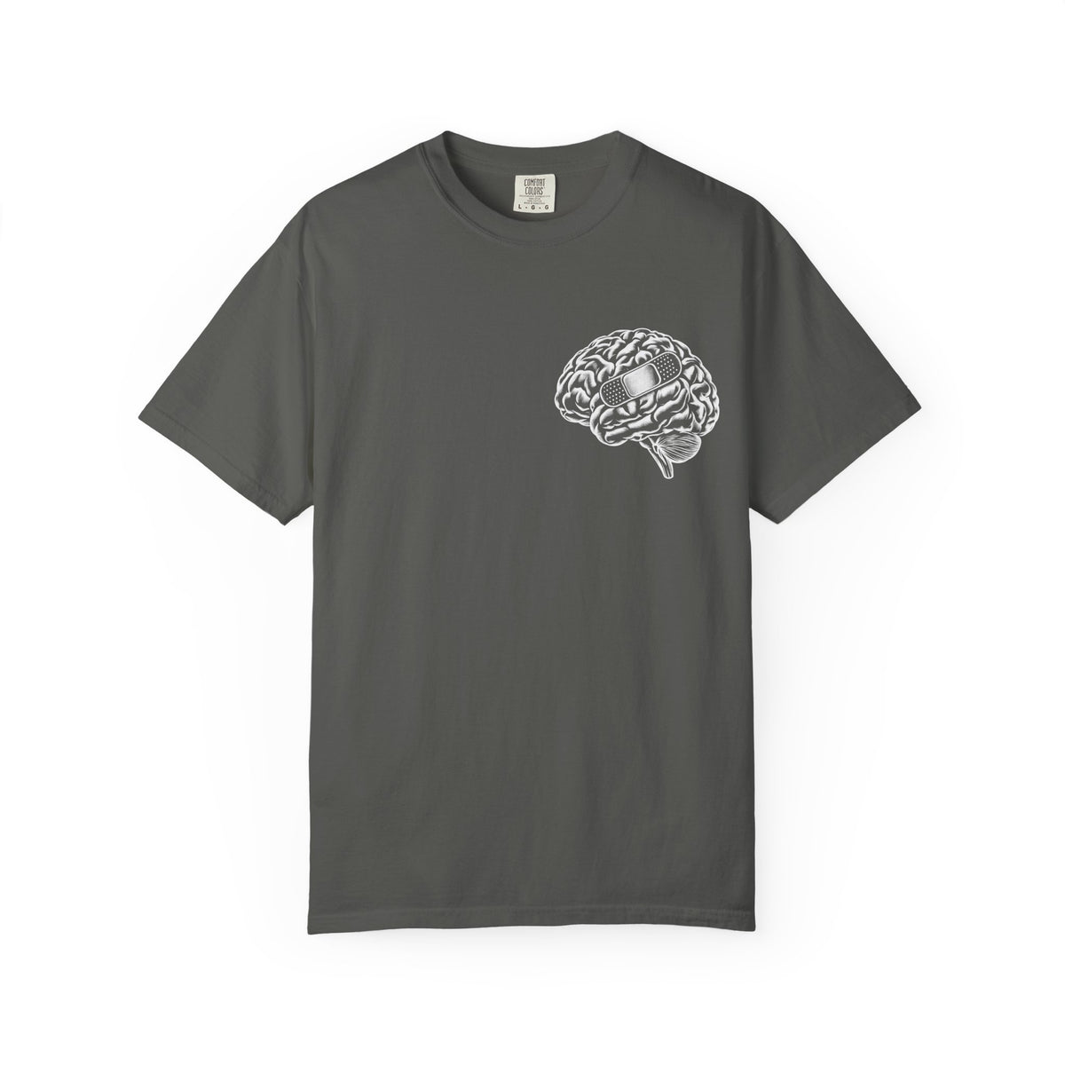 Mental Health Matters T-shirt | Brain Illustration, All Day Every Day