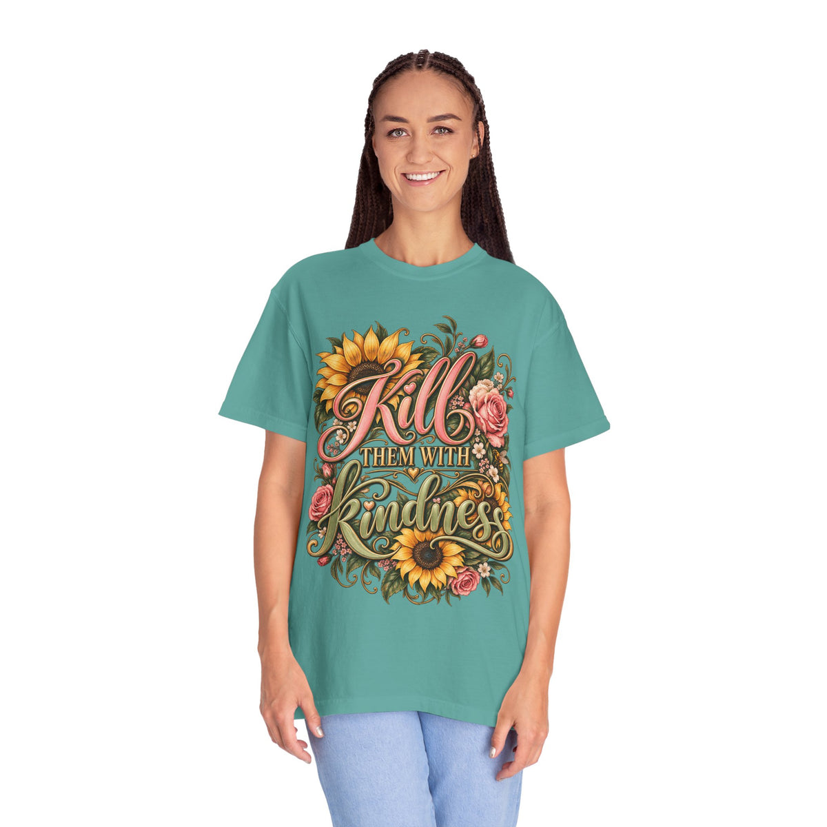 Kill Them With Kindness Floral T-Shirt