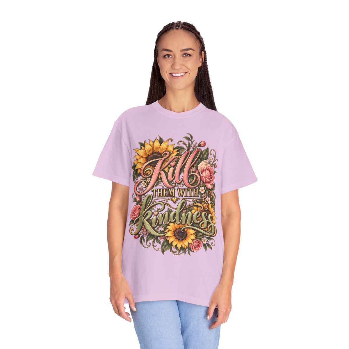 Kill Them With Kindness Floral T-Shirt