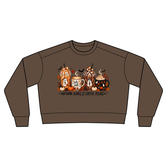 Autumn Leaves & Coffee Please Sweatshirt