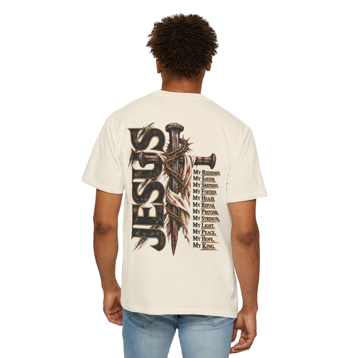 Jesus Cross Design T-shirt | Religious Faith