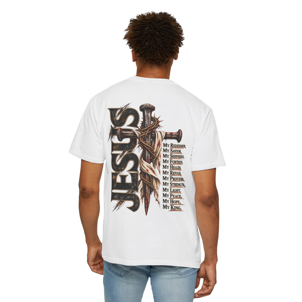 Jesus Cross Design T-shirt | Religious Faith