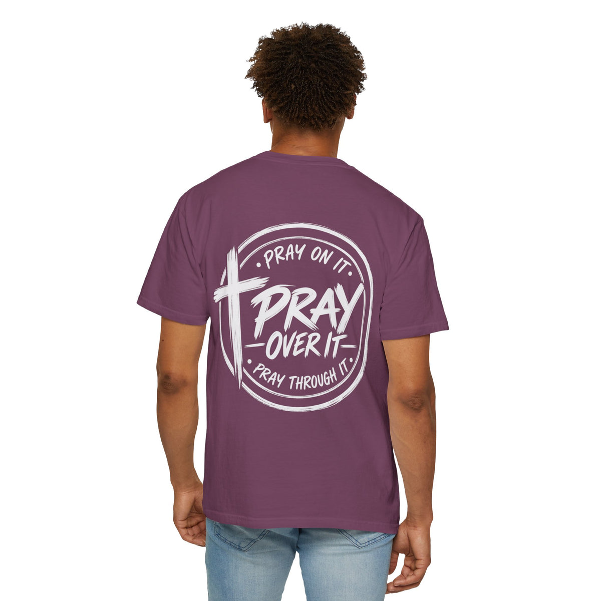 Pray Over It T-shirt | Christian Cross Typography