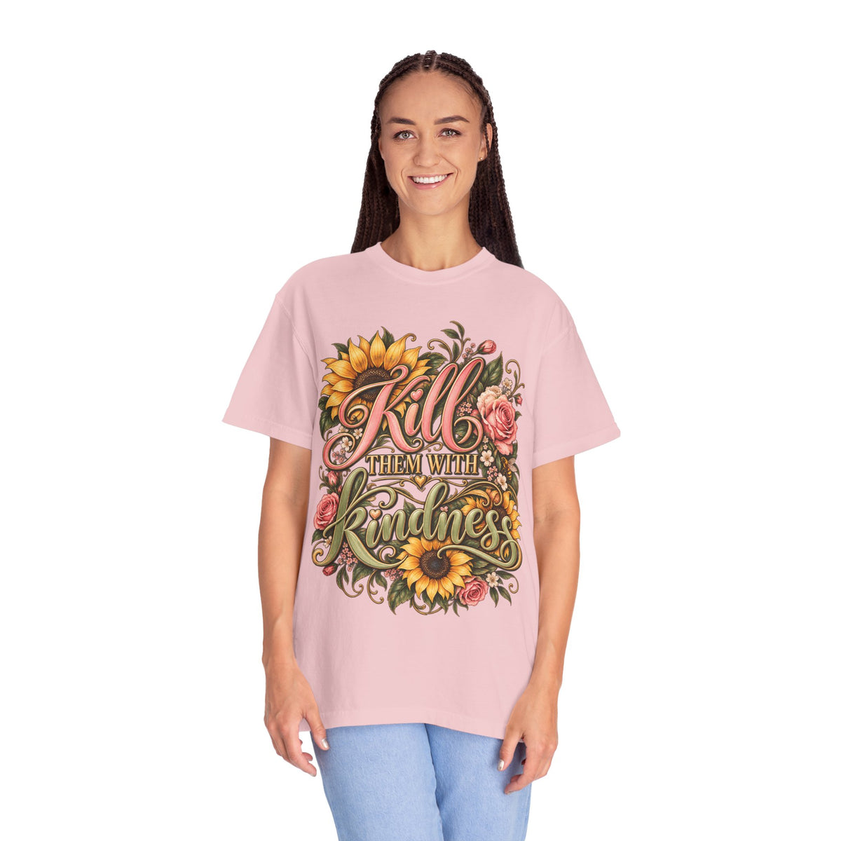 Kill Them With Kindness Floral T-Shirt
