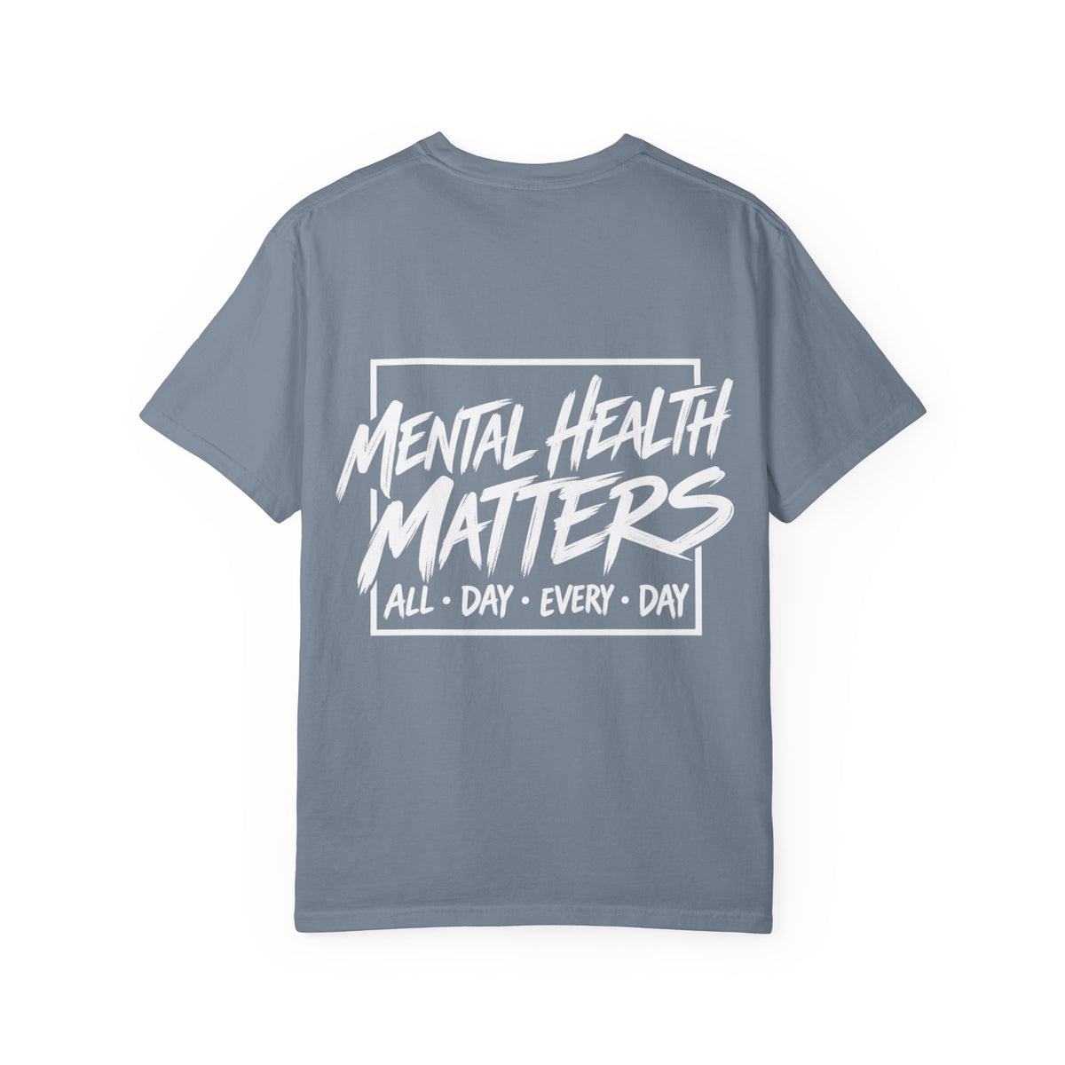 Mental Health Matters T-shirt | Brain Illustration, All Day Every Day