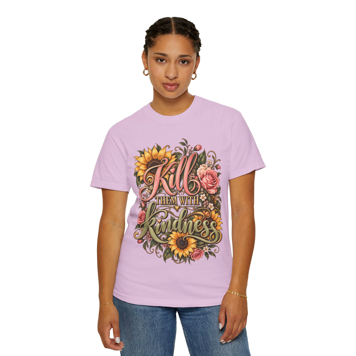 Kill Them With Kindness Floral T-Shirt