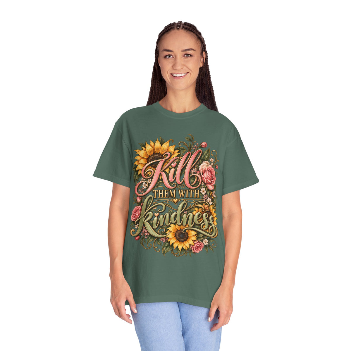 Kill Them With Kindness Floral T-Shirt
