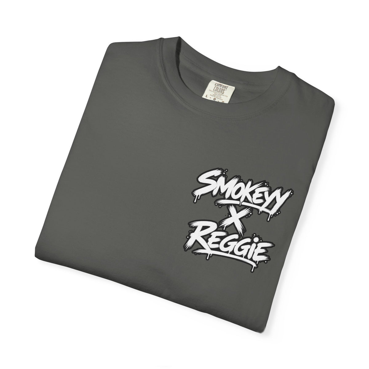 Smokey x Reggie Graphic T‑Shirt — Vintage Photo Back Print
