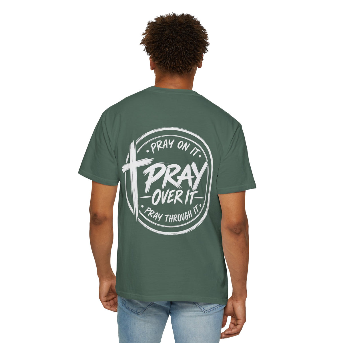 Pray Over It T-shirt | Christian Cross Typography