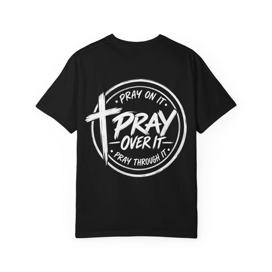 Pray Over It T-shirt | Christian Cross Typography