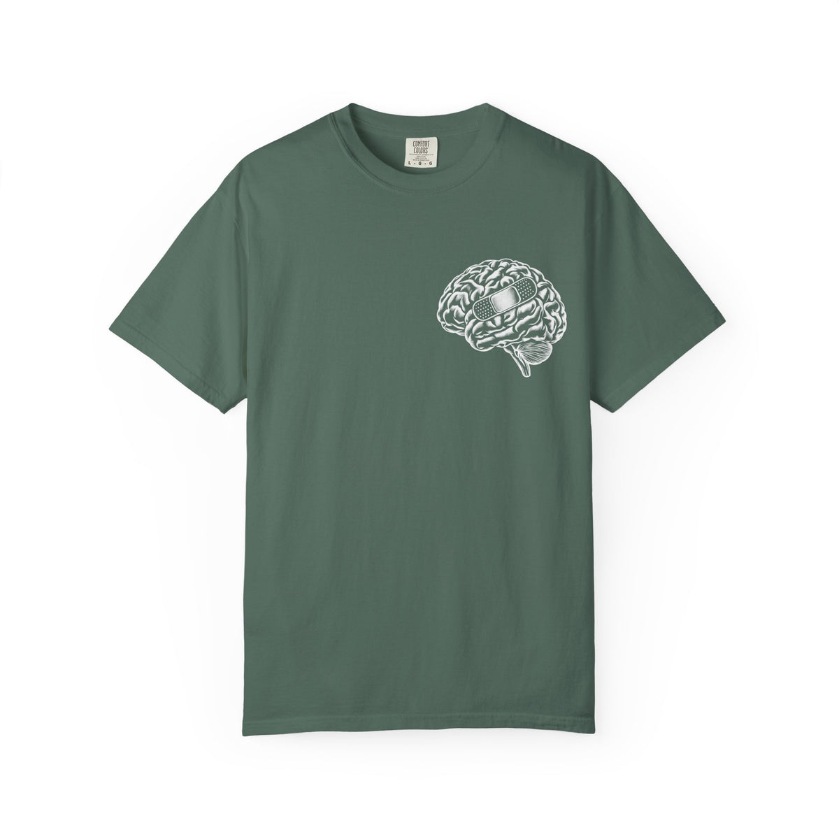 Mental Health Matters T-shirt | Brain Illustration, All Day Every Day