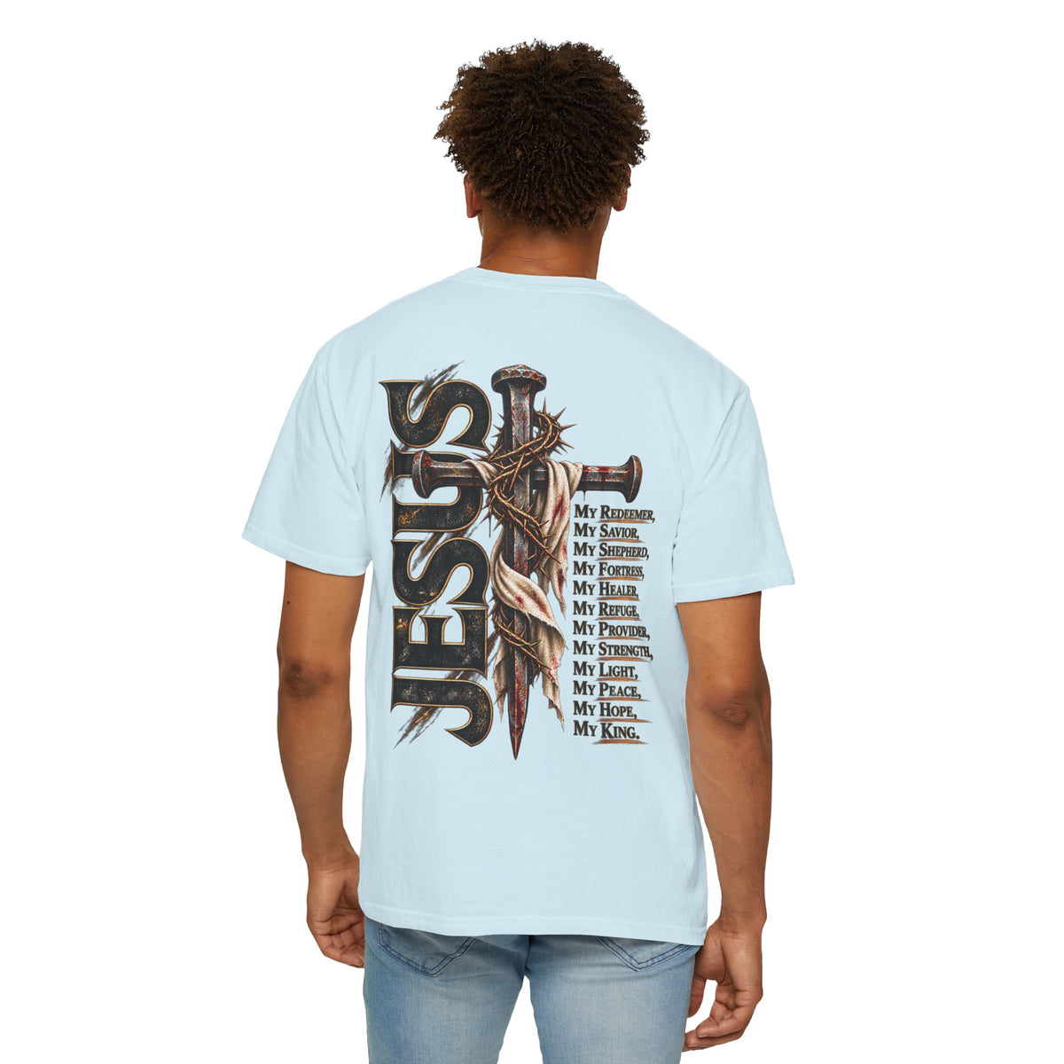 Jesus Cross Design T-shirt | Religious Faith