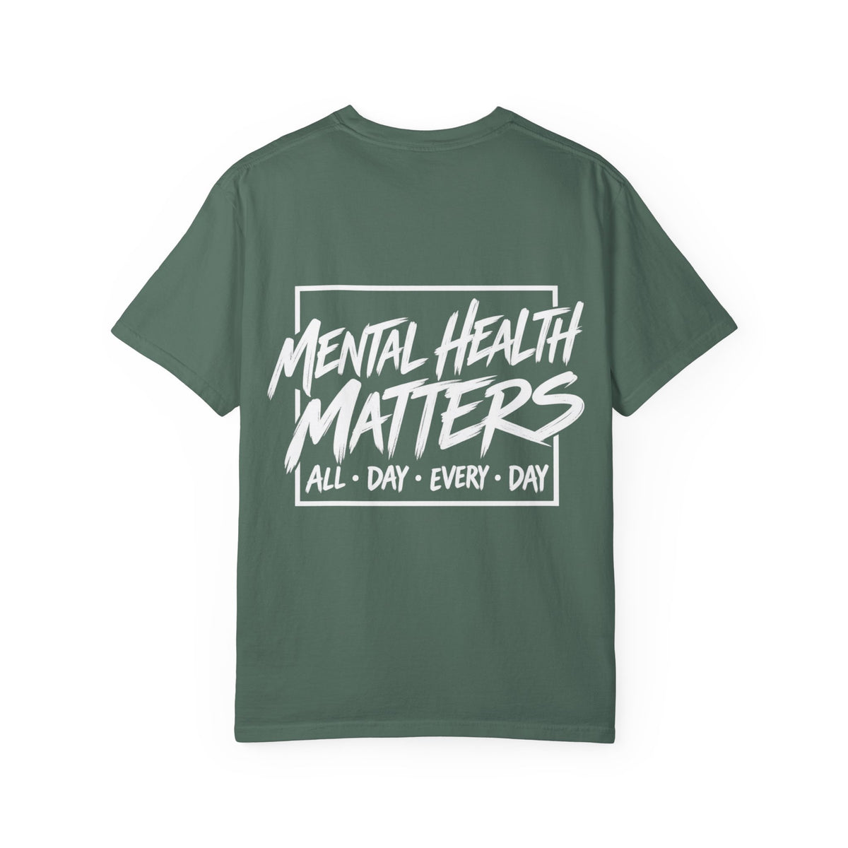 Mental Health Matters T-shirt | Brain Illustration, All Day Every Day